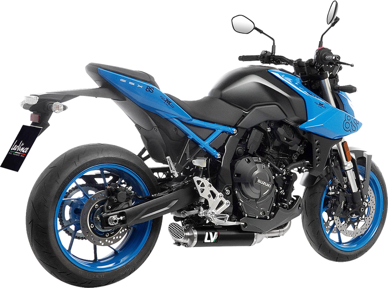 Leovince black 2:1 Exhaust System SS GSX-8R GSX-8S 14443EBU