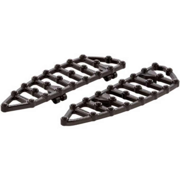 Arlen Ness 06-891 Black Billet MX Driver Floorboards Arlen Ness 06-891 Black Billet MX Driver Floorboards
