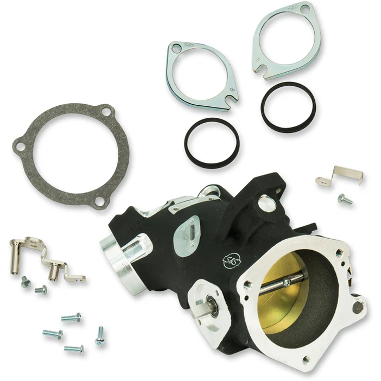 S&S 170-0340 Throttle Hog Cable Operated Throttle Body Kit - Black - 58 mm - 117" Engine S&S 170-0340 Throttle Hog Cable Operated Throttle Body Kit - Black - 58 mm - 117" Engine