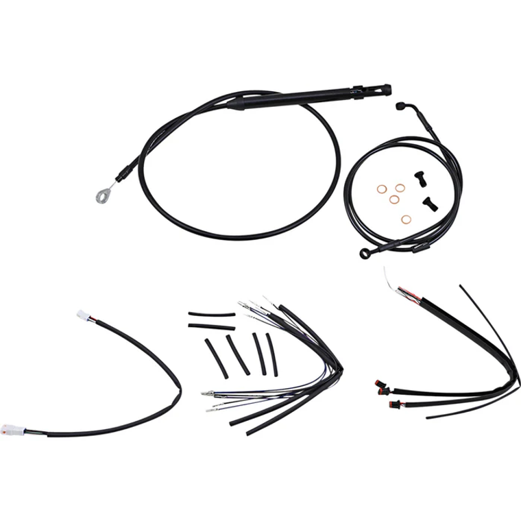 Burly B30-1248 Handlebar Cable and Brake Line Kit for Burly Ape Handlebars - 18" Gorilla Handlebars - Black Burly B30-1248 Handlebar Cable and Brake Line Kit for Burly Ape Handlebars - 18" Gorilla Handlebars - Black