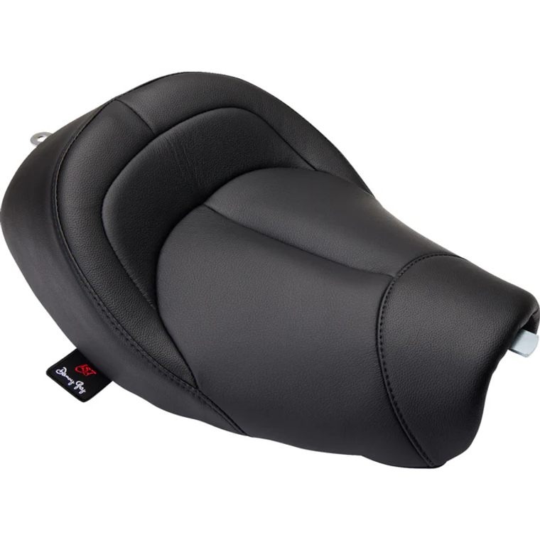 Danny Gray FA-DGE-0274 BigIST Solo Seat ? BigIST - Black Leather - XL '04-'17 Danny Gray FA-DGE-0274 BigIST Solo Seat ? BigIST - Black Leather - XL '04-'17