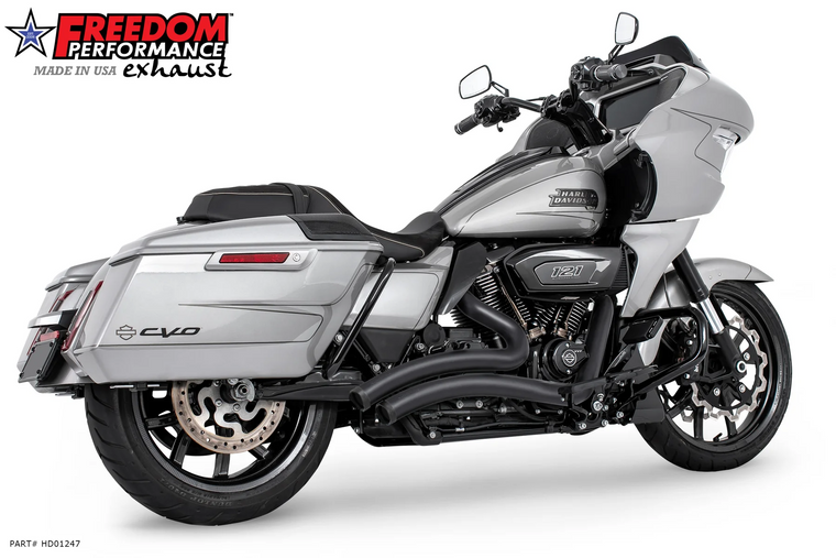 Freedom HD01247 Pitch Black Sharp Curve Radius Exhaust w Straight Black end cap?
Harley Davidson 17-25 FL Touring Road Street & Ultra Glide Freedom HD01247 Pitch Black Sharp Curve Radius Exhaust w Straight Black end cap?
Harley Davidson 17-25 FL Touring Road Street & Ultra Glide