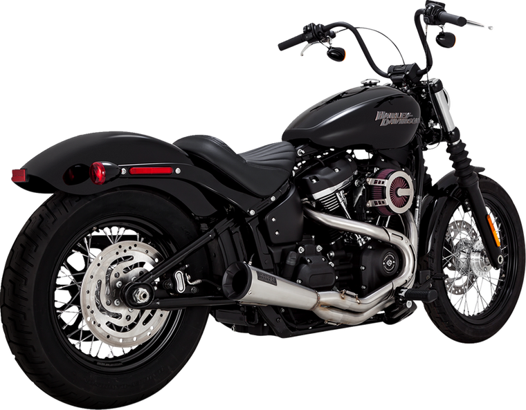 Vance 27325 Brushed 2:1 Upsweep Exhaust TC Softail 92-17 Vance 27325 Brushed 2:1 Upsweep Exhaust TC Softail 92-17