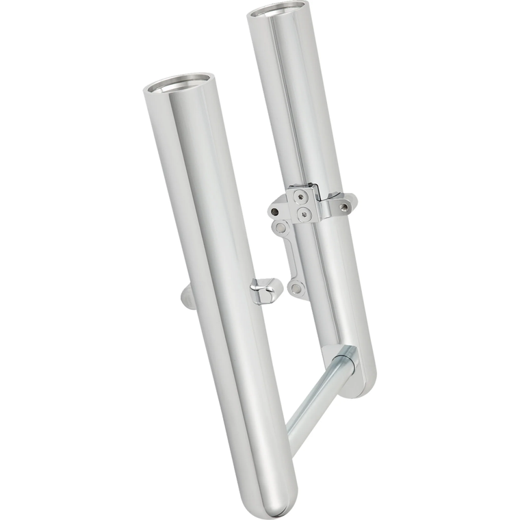 Arlen Ness 40-533 Hot Legs Fork Legs - Chrome - Smooth - Single Disc