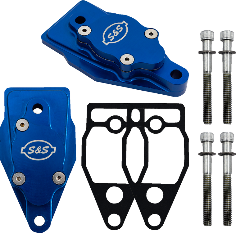 S&S Blue Billet Head Breather Kit 1999-2017 big twins Harley  900-1299 S&S Blue Billet Head Breather Kit 1999-2017 big twins Harley  900-1299