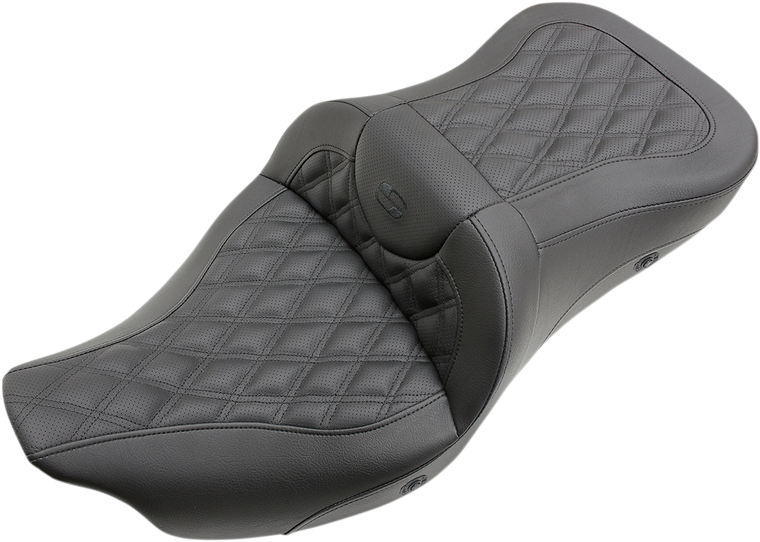 Saddlemen Roadsofa Seat Heated Lattice Stitch Black Harley

FL 09-24 Road Street Ultra Glide Touring 808-07B-182THC