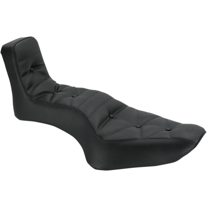 Mustang 75126 Diamond Stitched Throwback 2-Up Vinyl Seat - '04+ XL