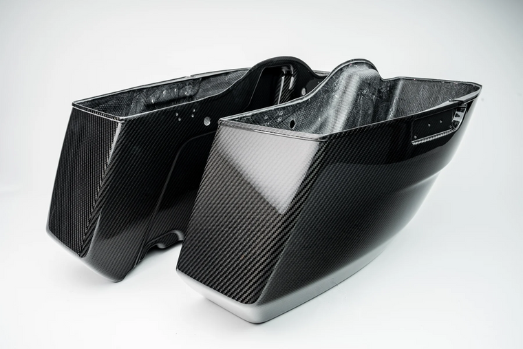 Slyfox Gloss Carbon Fiber CF Saddlebag lower FL touring 24-25 FL