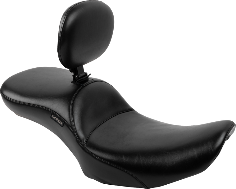 LePera LV-957DLBRS Daddy Long Legs Maverick Seat smooth w Backrest FL Glides 24-25