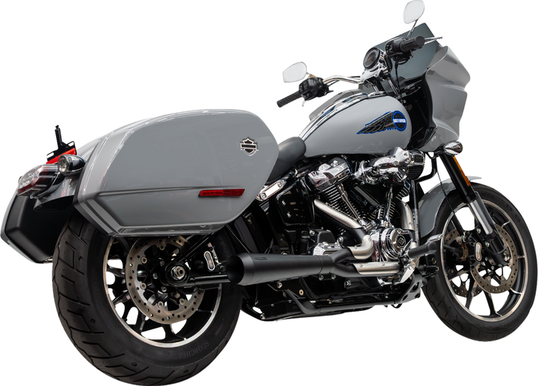 Trask TM-5054BK 2-into-1 2:1 Black Stainless SS Assault Exhaust 2025 25 Softail M8