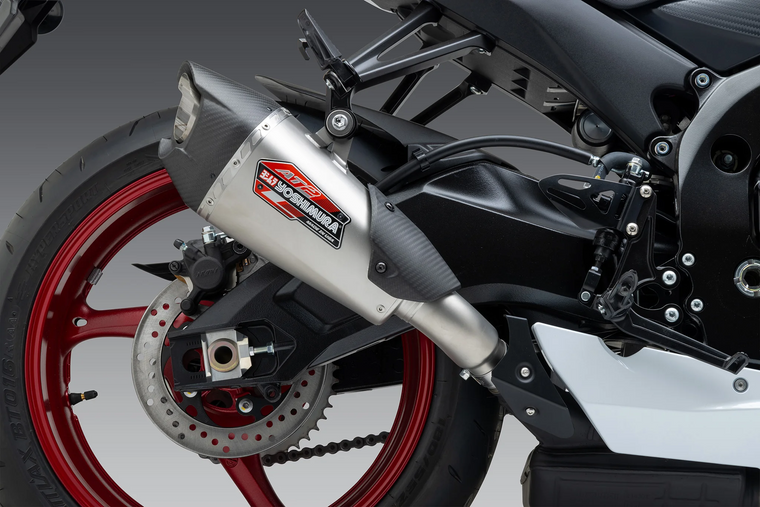 Yoshimura 11750BP521 AT2 Slip-on Exhaust GSX-R600 750 11-26