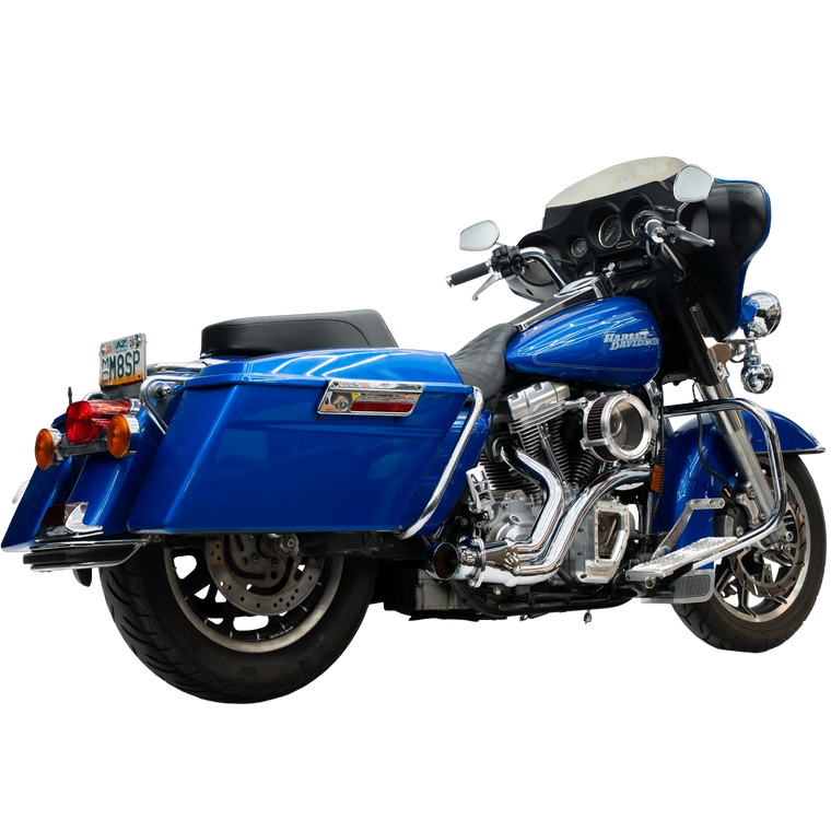 Trask TM-5745CH Chrome 2:1 BMF Exhaust 09-16 FL Touring Road & street & Ultra glide