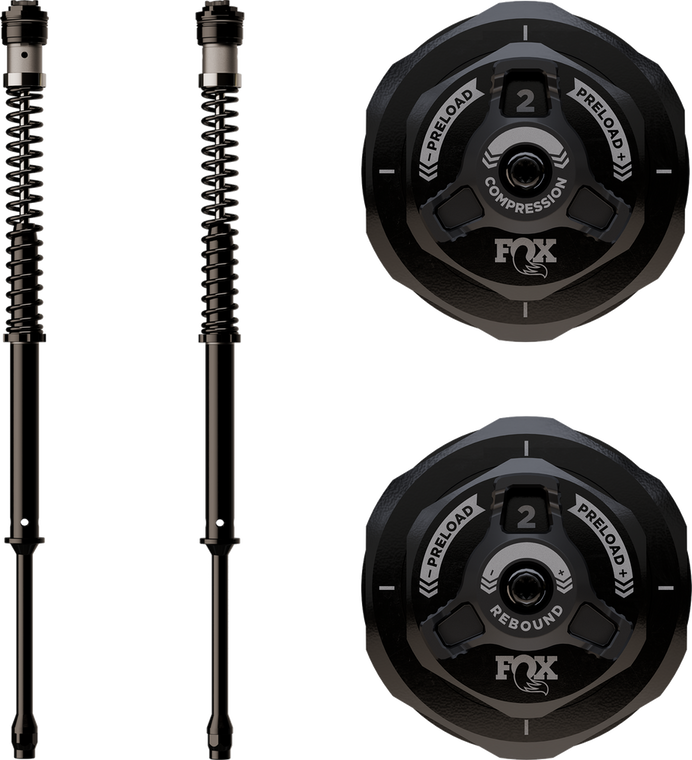 Fox 897-27421 Dual Adjustable Fork Cartridge kit Harley Softail M8 19-25