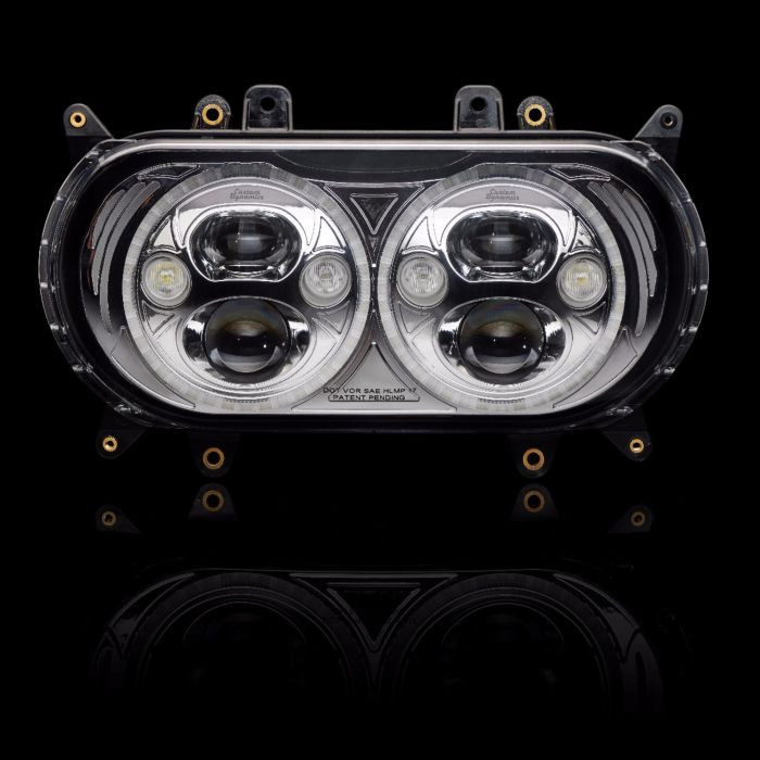 Open Box Custom Dynamics CDTB-RG-15-C TruBeam LED Headlight Harley Davidson Road Glide 15-23