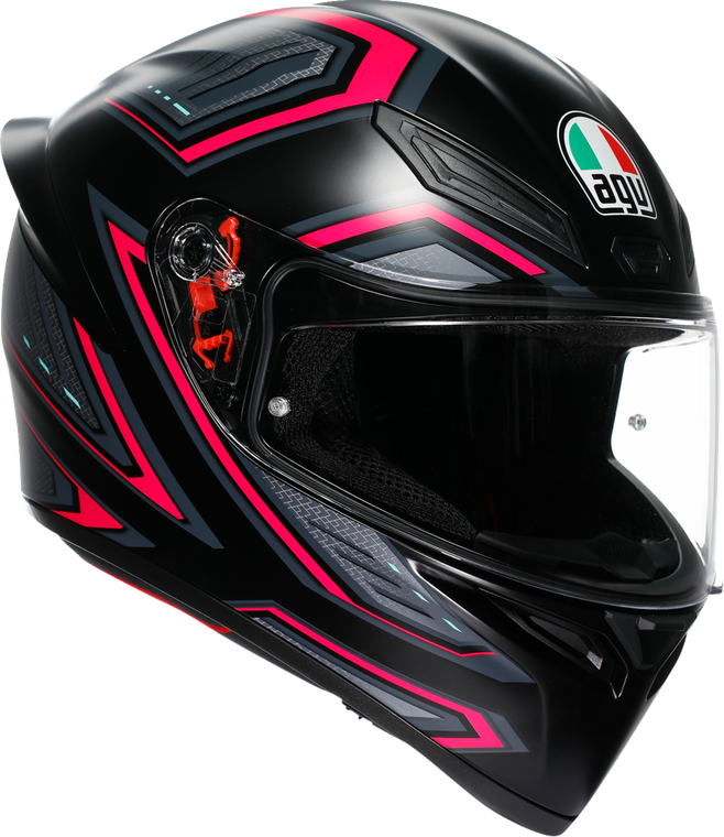 AGV 2118394003-063-XL K1 S Sling Helmet - Sling Matte Black/Pink XL