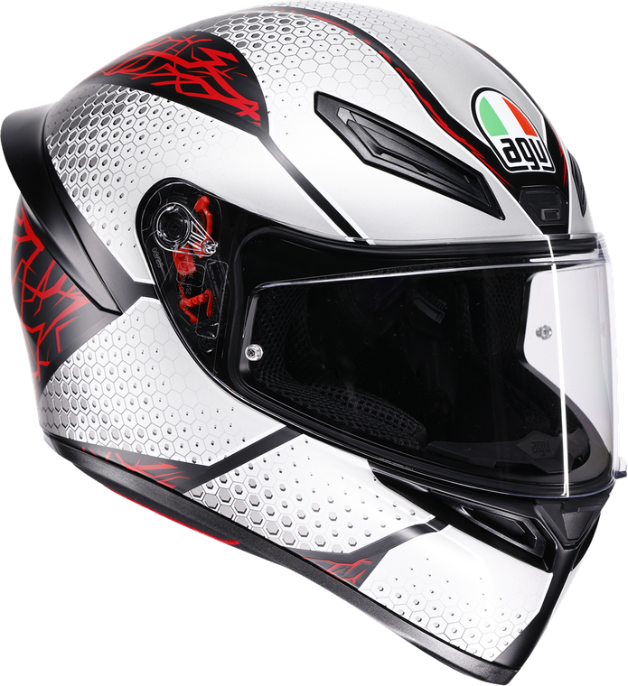 AGV 2118394018-073-S K1 S Speedarmor Helmet - Speedarmor Matte Black/Gray/Red Small