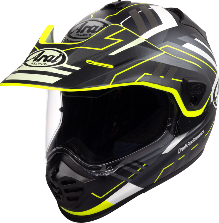 ARAI HELMETS 0140-0566 XD-5 Trail Helmet - Trail Yellow Frost Medium