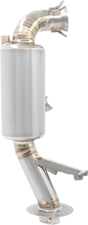 BIKEMAN PERFORMANCE 02-330PL-TI Powder Lite Slip-On Muffler - Titanium
