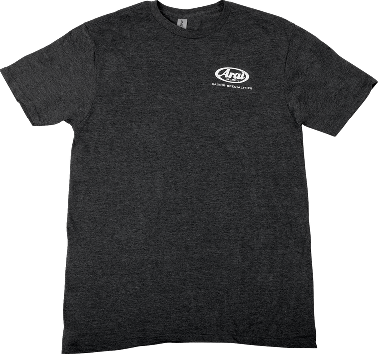 ARAI HELMETS 121565 Arai Helmet T-Shirt - Dark Heather Gray Large