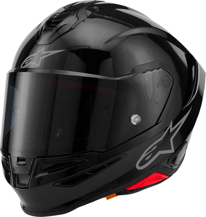 ALPINESTARS 8202126-1180-M Supertech R7 Helmet - 22.06 Solid Gloss Black Medium
