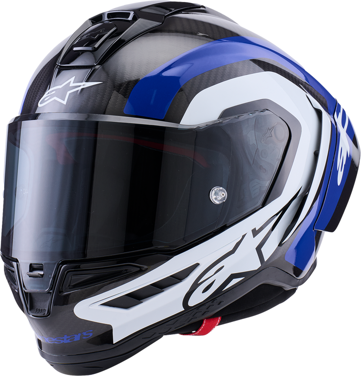 ALPINESTARS 8203926-1647-XS Supertech R10 Arius Helmet - 22.06 Arius Gloss Black/White/Blue XS
