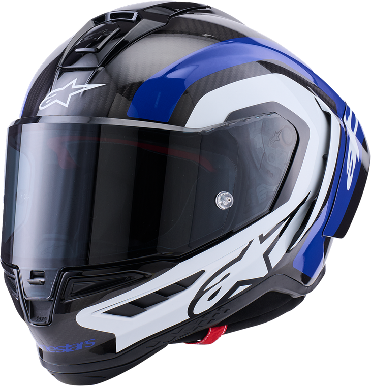 ALPINESTARS 8203926-1647-M Supertech R10 Arius Helmet - 22.06 Arius Gloss Black/White/Blue Medium