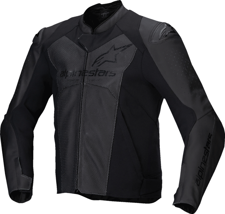 ALPINESTARS 3103625-1100-58 Faster v3 Airflow Leather Jacket - Black/Black US 48 / EU 58
