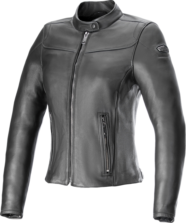 ALPINESTARS 3113824-1100-2X Stella Tory Leather Jacket - Black 2XL