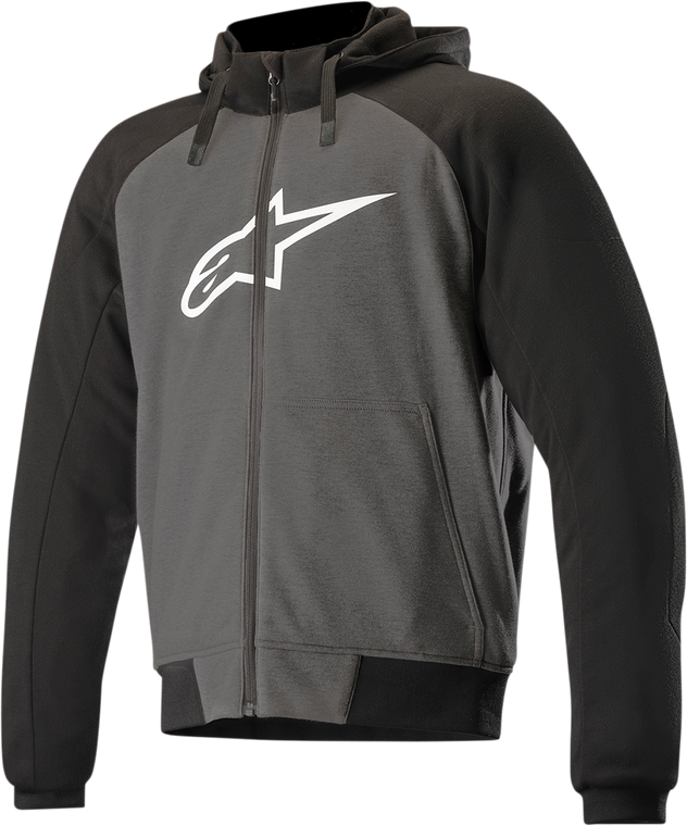 ALPINESTARS 4200918-1432-S Chrome Sport Hoodie - Gray/Black/White Small