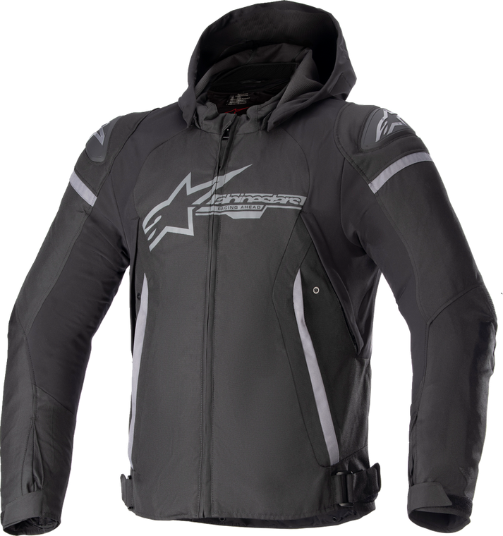 ALPINESTARS 3206423-111-L Zaca Waterproof Jacket - Black/Dark Gray Large