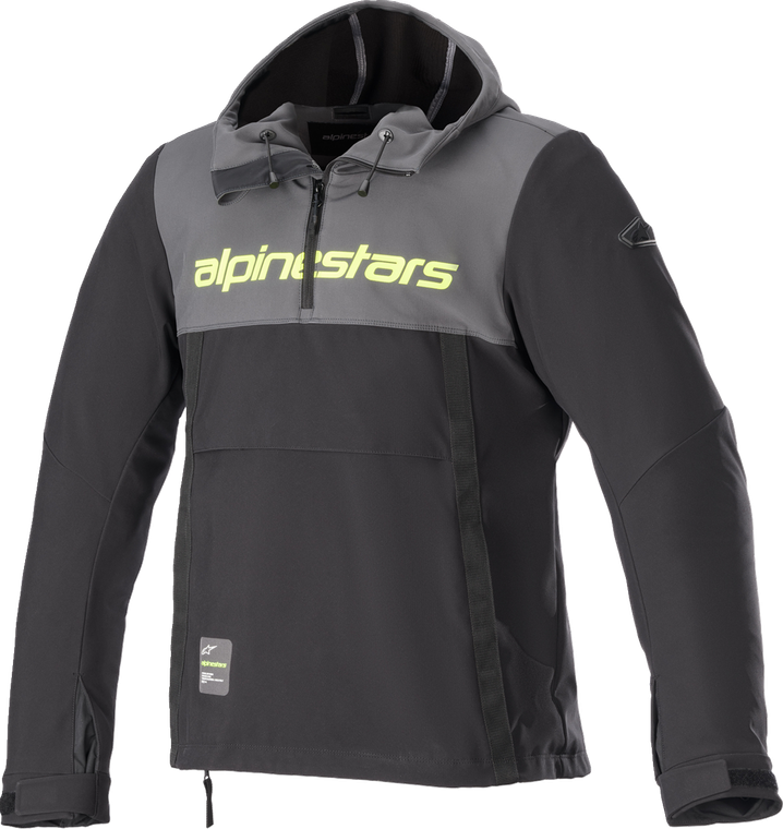 ALPINESTARS 4208123-9151-4X Sherpa Jacket - Black/Gray/Yellow 4XL