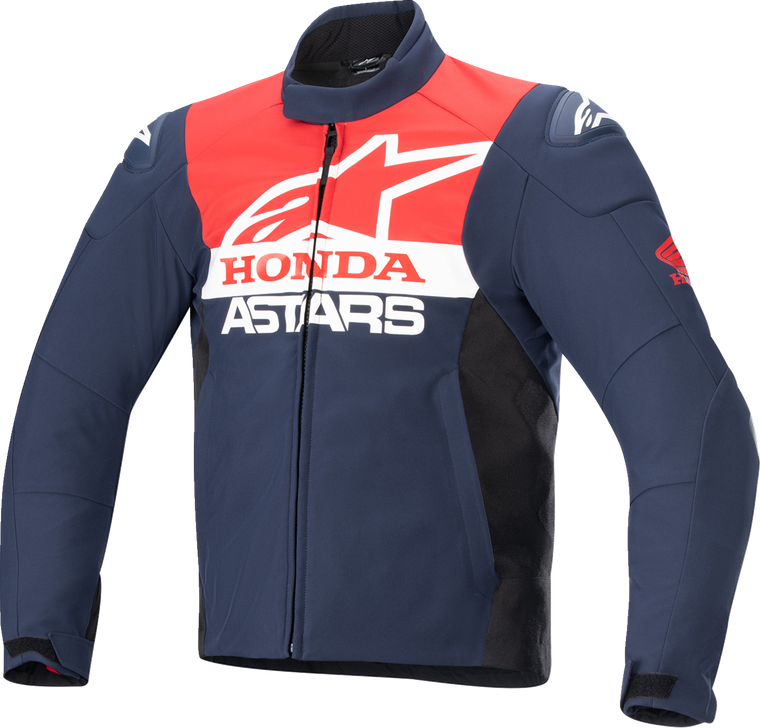 ALPINESTARS 3206223-7163-M Honda SMX Waterproof Jacket - Blue/Black/Red Medium