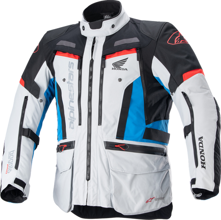 ALPINESTARS 3206723-9173-4X Honda Bogotà Pro Drystar® Jacket - Gray/Black/Red/Blue 4XL