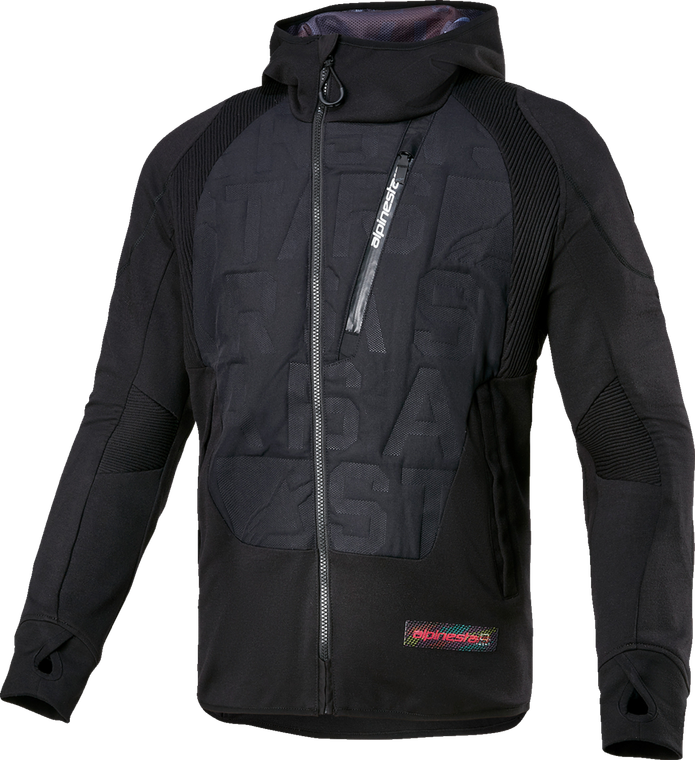 ALPINESTARS 4201824-10-M MSE Hybrid Hooded Jacket - Black Medium
