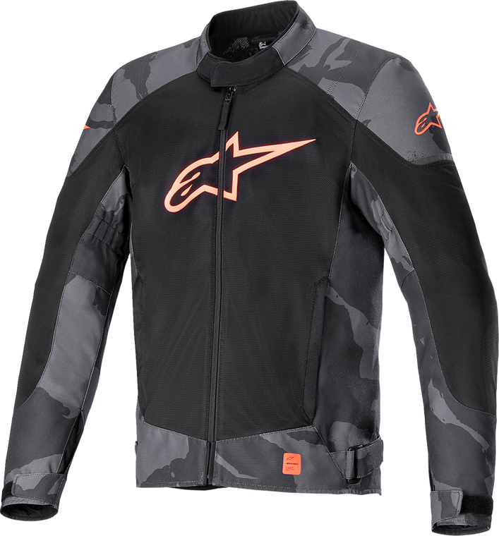 ALPINESTARS 3302022-9133-4X T SP X Superair Jacket - Gray Camo/Red Fluo 4XL