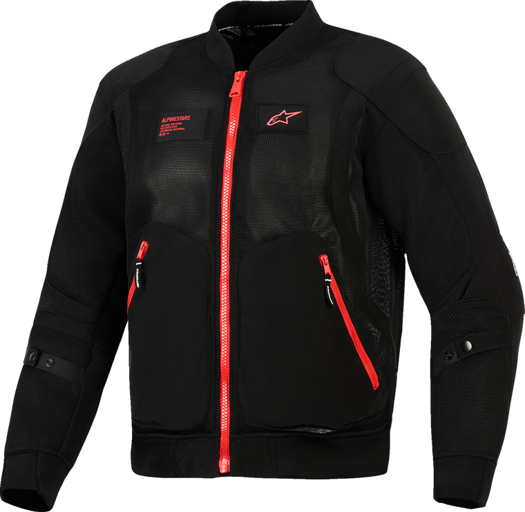 ALPINESTARS 3300726-1303-M Flight Air Jacket - Black/Bright Red Medium