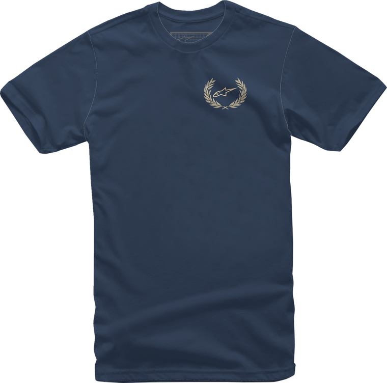 ALPINESTARS 12137258070XXL Wreath T-Shirt - Navy 2XL