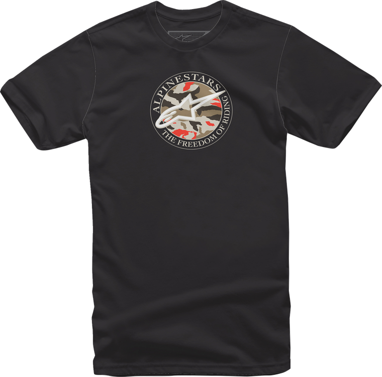 ALPINESTARS 12137266010XXL Dot Camo T-Shirt - Black 2XL