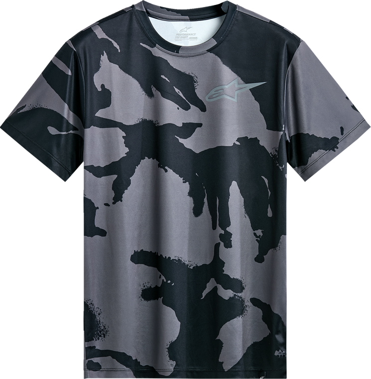 ALPINESTARS 1214-70020-160-XL Camo Performance T-Shirt - Black/Camo XL