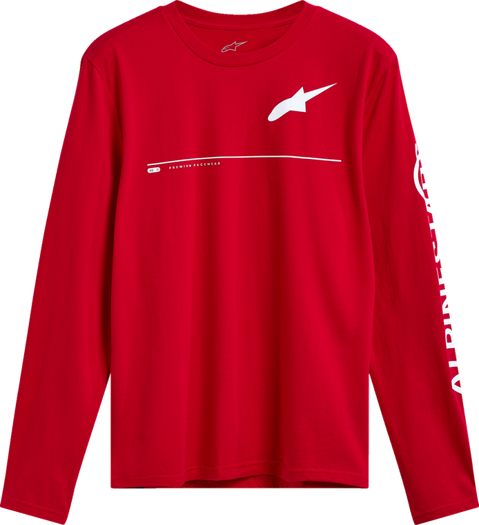 ALPINESTARS 1215-71200-30-L Committed Long-Sleeve CSF T-Shirt - Red Large
