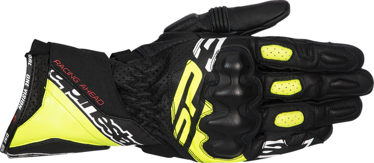 ALPINESTARS 3550925-158-S SP-3 Gloves - Black/Fluo Yellow/White Small