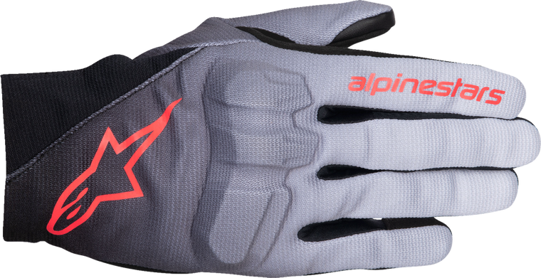 ALPINESTARS 3580325-9259-M Stella Reef V2 Gloves - Gray/Black/Fluo Pink Medium