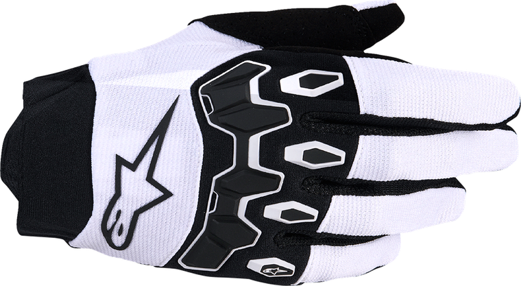 ALPINESTARS 3560426-9210-S Full Bore V2 Gloves - Light Gray/Black Small
