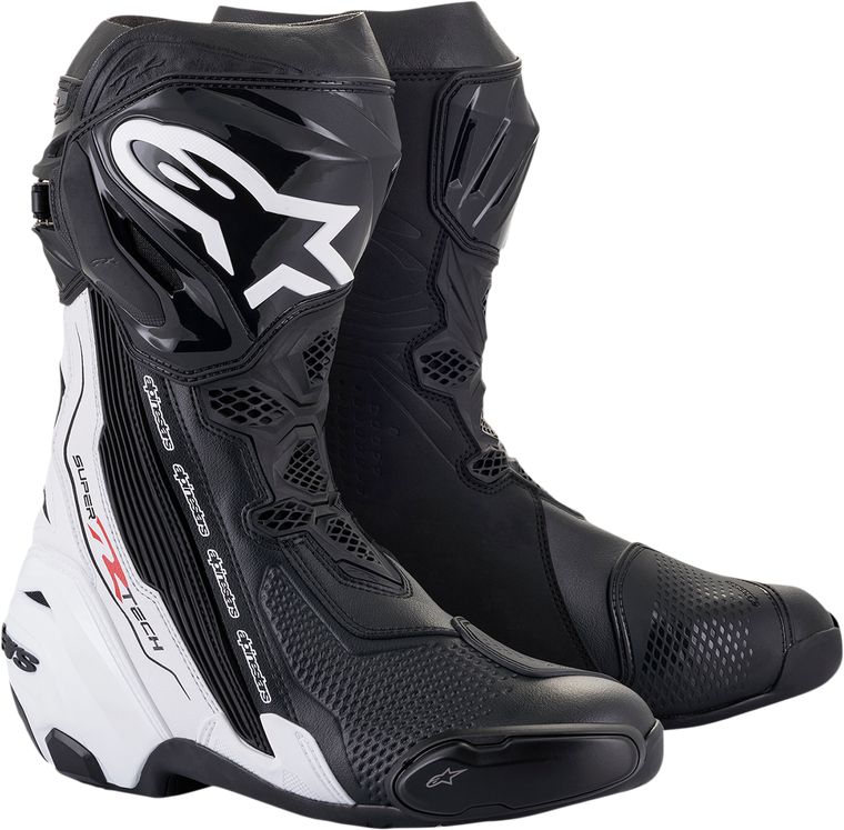 ALPINESTARS 2220021-12-47 Supertech R Boots - Black/White US 12 / EU 47