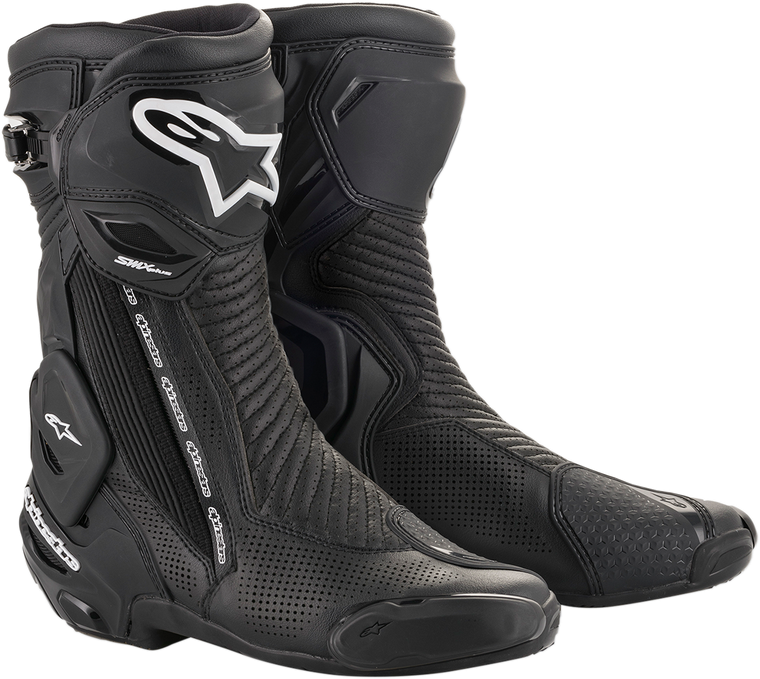 ALPINESTARS 2221119-10-43 SMX Plus Vented Boots - Black US 9 / EU 43