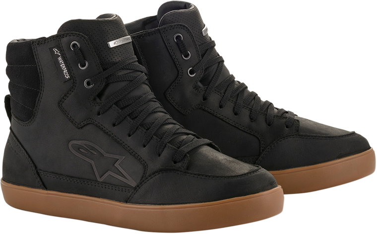 ALPINESTARS 2542015-1084-9 J-6 Waterproof Shoes - Black/Gum US 9 / EU 42