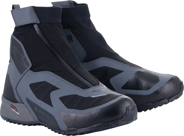 ALPINESTARS 233822412858.5 CR-8 Gore-Tex® Shoes - Black/Grey/Blue US 8.5 / EU 41