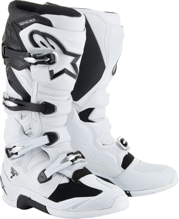 ALPINESTARS 2012025-21-10 Tech 7 Boots - White/Black US 10 / EU 44.5