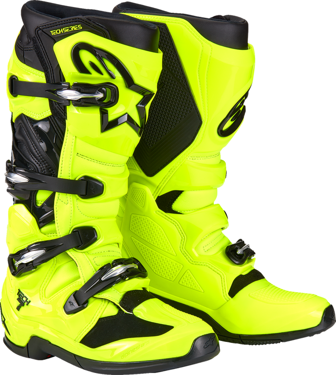 ALPINESTARS 2012025-551-12 Tech 7 Boots - Fluorescent Yellow/Black US 12 / EU 47