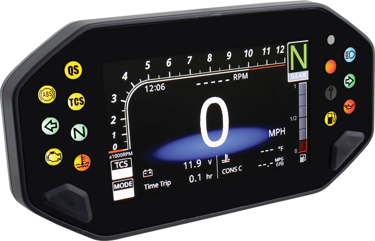 KOSO NORTH AMERICA BA081001 RX-4 Multifunction Speedometer/Tachometer - RX-4 Yamaha MT-09